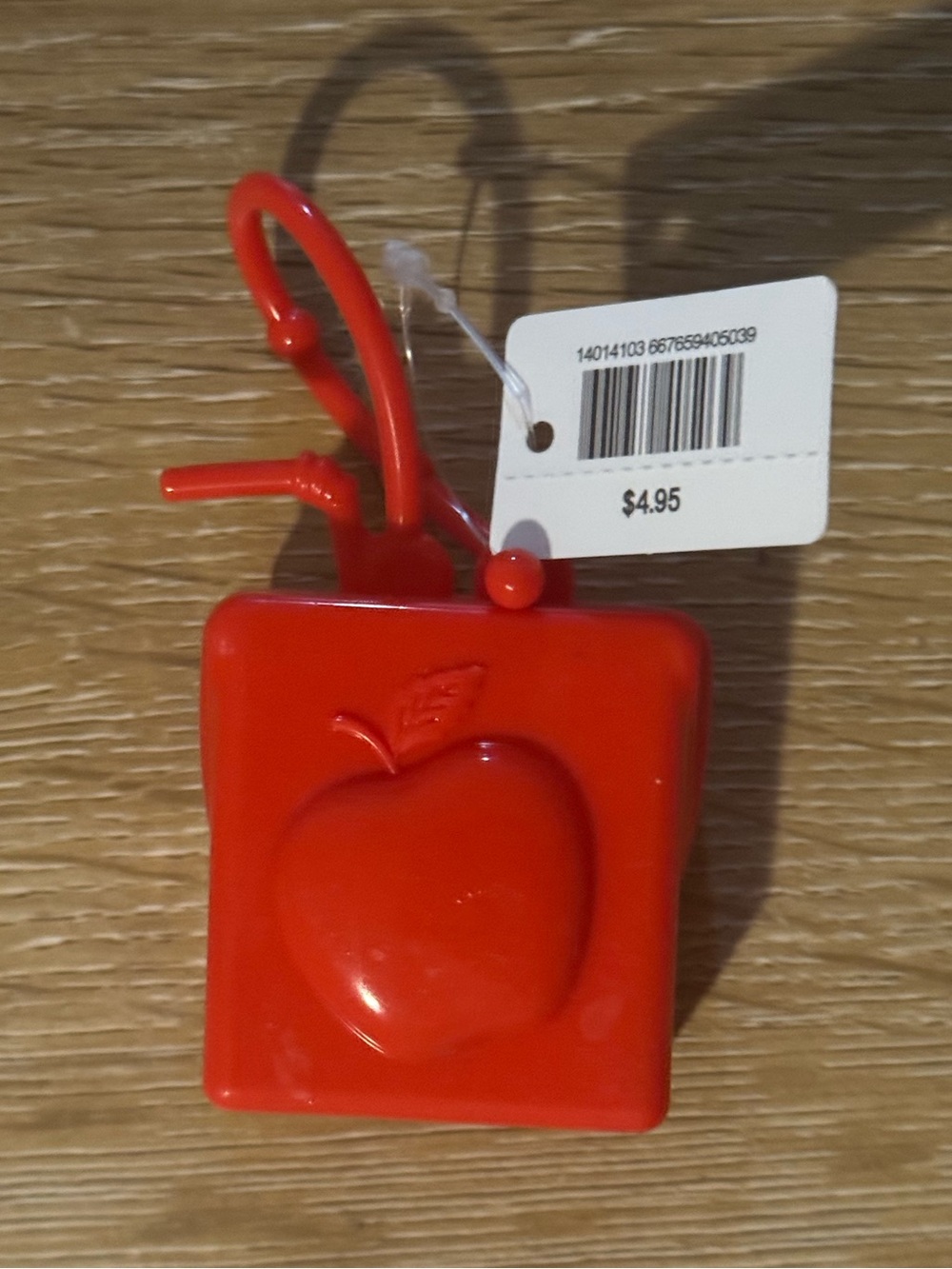 Bath & Body Works Red Apple Juice Box  Hand Sanitizer Holder